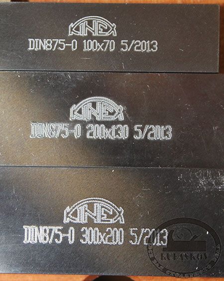 Угольники слесарные, Kinex, с широким основанием, DIN875, кл.0 Угольники слесарные, Kinex, с широким основанием, DIN875, кл.0