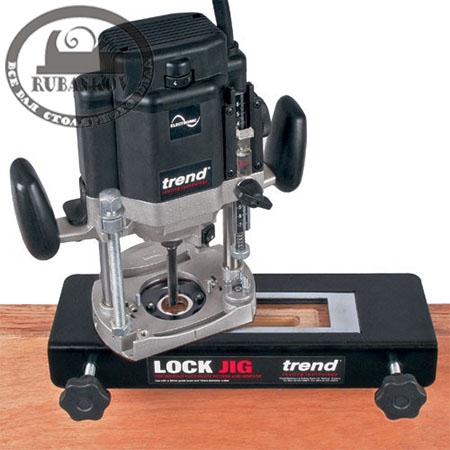 Шаблон фрезерный Trend Lock Jig, для дверных замков Шаблон фрезерный Trend Lock Jig, для дверных замков