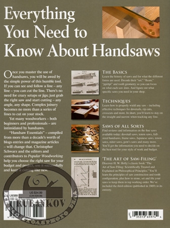 Книга *Handsaw Essentials*, Christopher Schwarz Книга *Handsaw Essentials*, Christopher Schwarz