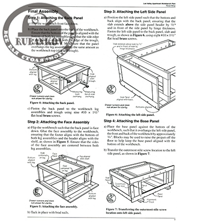   Lee Valley Apartment Workbench Plan