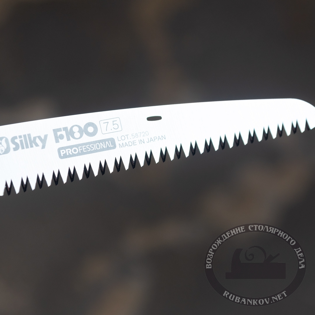 Зубья японской складной пилы Silky F180 Зубья японской складной пилы Silky F180