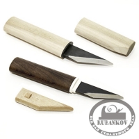 Ножи-косяки японские, двухслойная сталь, с ножнами