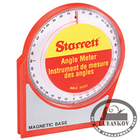 Уклономер Starrett Angle Meter, стрелочный, на магнитном основании