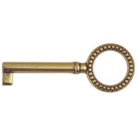 Ключ универс., 'Louis XVI' 28х77мм, L=42мм, тип N, латунь полир. с коричн. пат., 33733.0420N.54