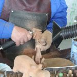 Игорь базыкин, резьба бормашинками, Фестиваль столярного Дела 2015