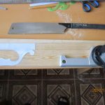 Константин Ярмаркин, шаблон рукоятей лучковой пилы