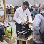 Виктор Мещеряков за токарным станком на #фсд18