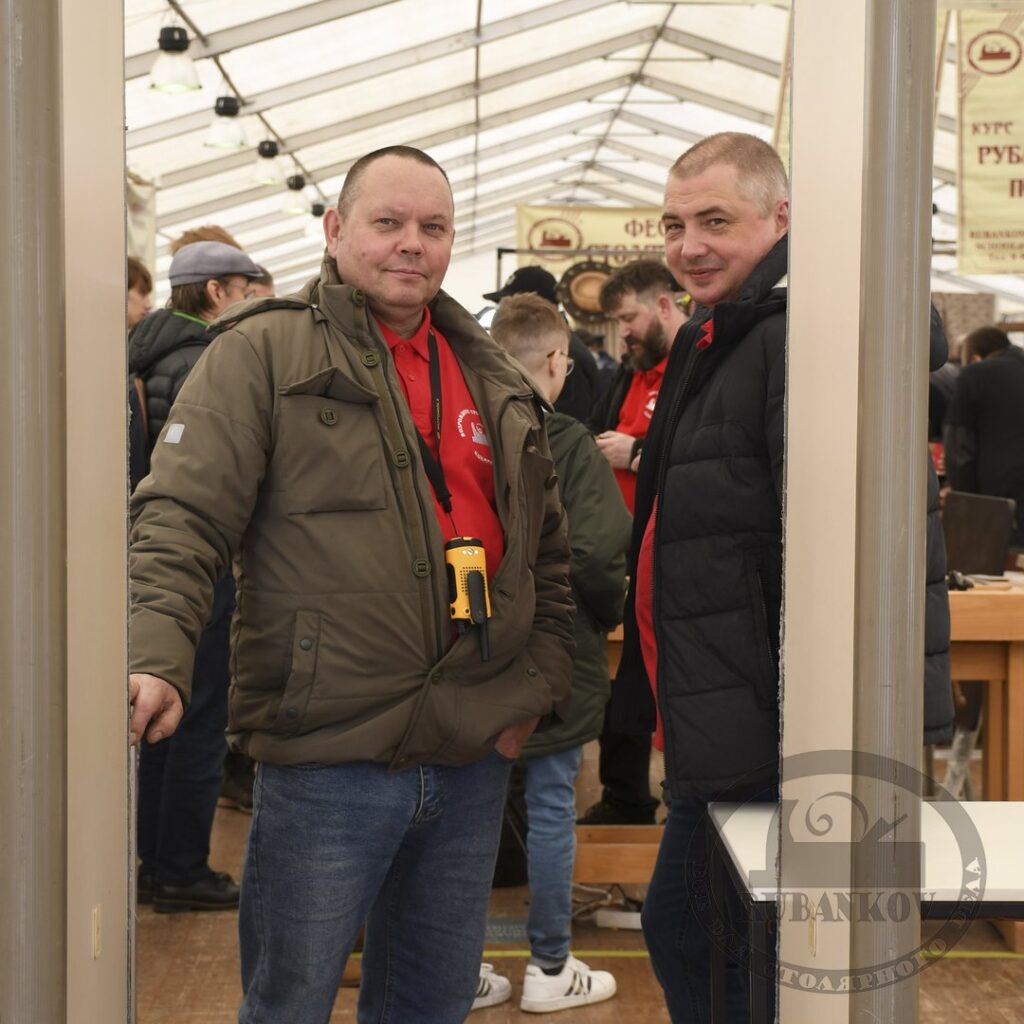 Виталий Ёлкин и Николай Кожин на Фестиваль Столярного Дела 2023