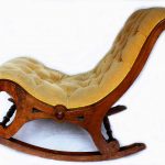 Кресло качалка с пуфиком