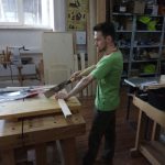 Работа японской пилой