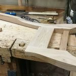 деталь скамьи, проект с канала HeartWood