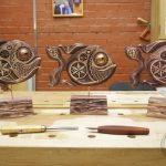 Изделие резное, "рыбка". Курс лето 2018