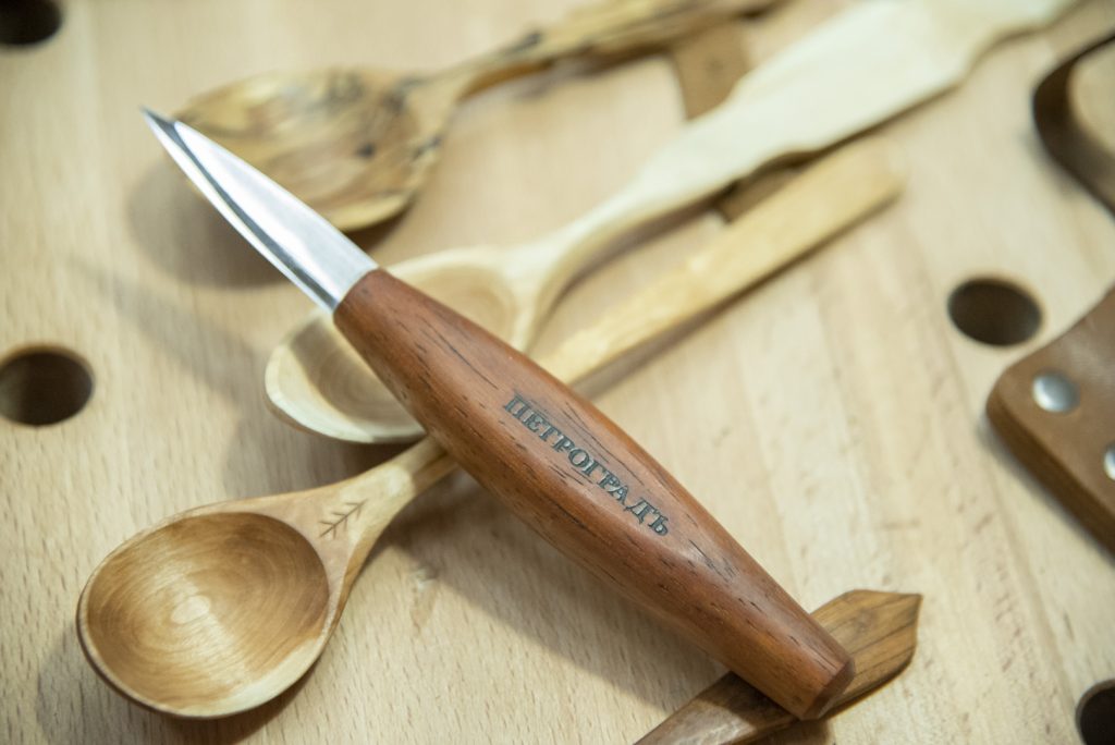 резчицкий нож Петроградъ "Финский"