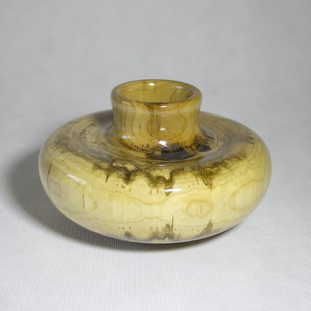 Полая форма из древесины Черёмухи