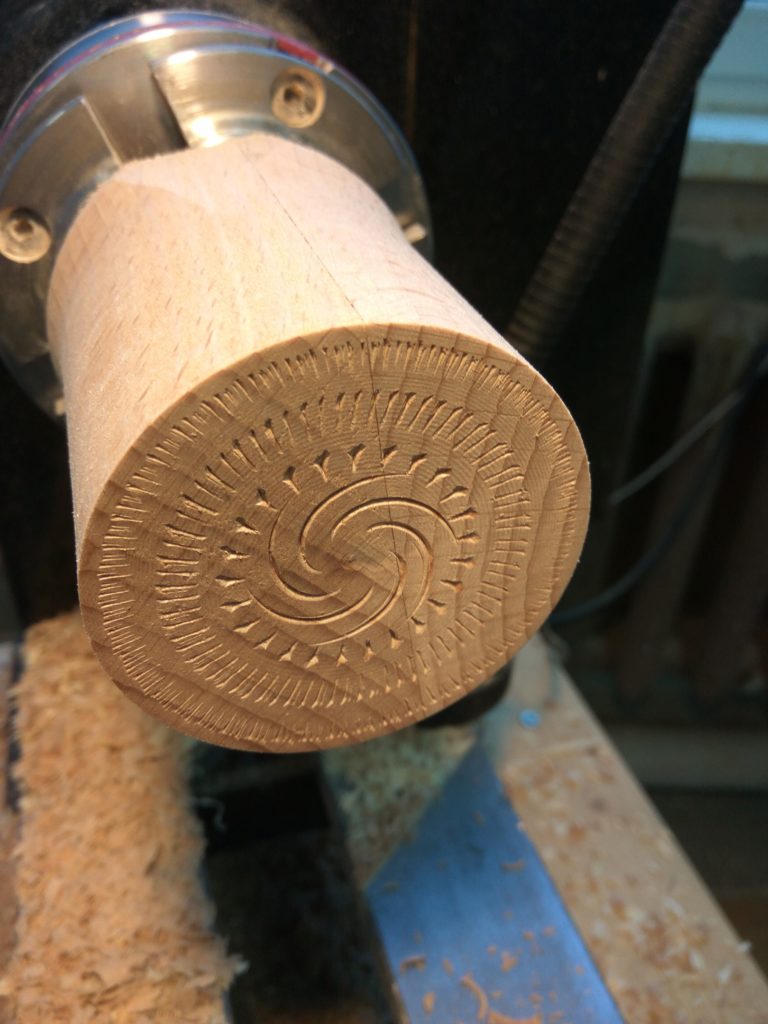 пример текстуры на торце изделия, Дмитрий Пушин