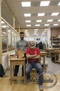 Павел Крикушенко и Алексей Дейкин, Классическое столярное дело, май (зима-весна 2019, Дейкин)