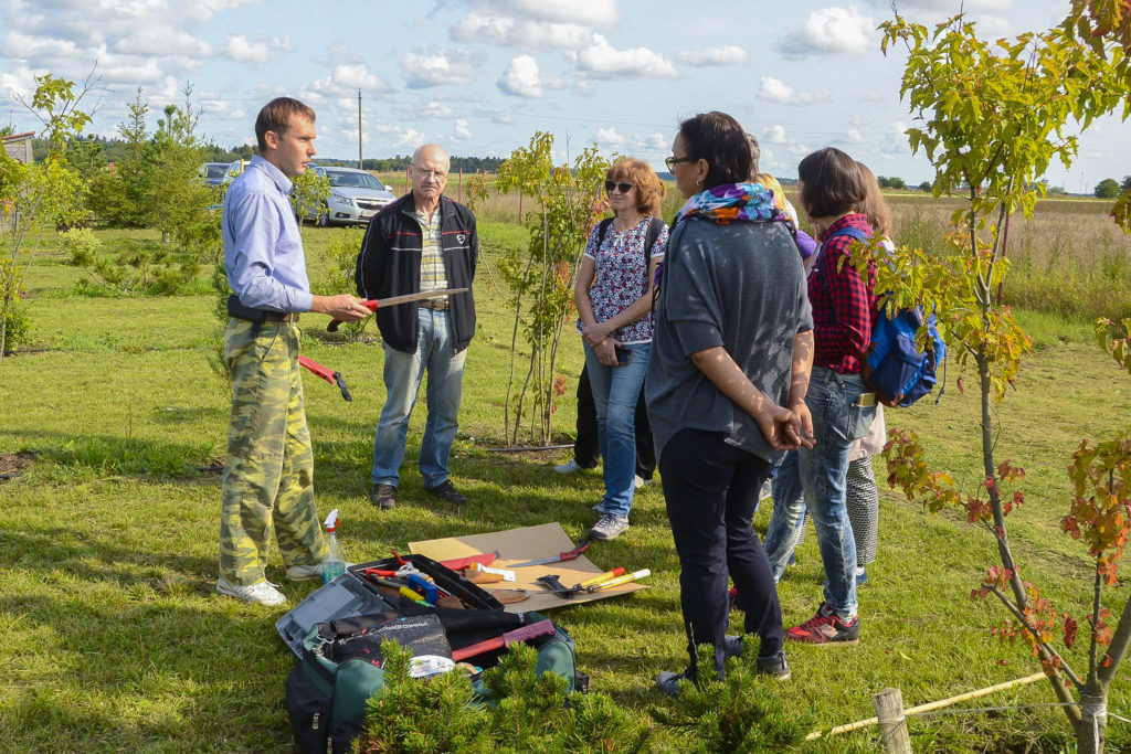 Мастер-класс в питомнике "Зелёный контур"