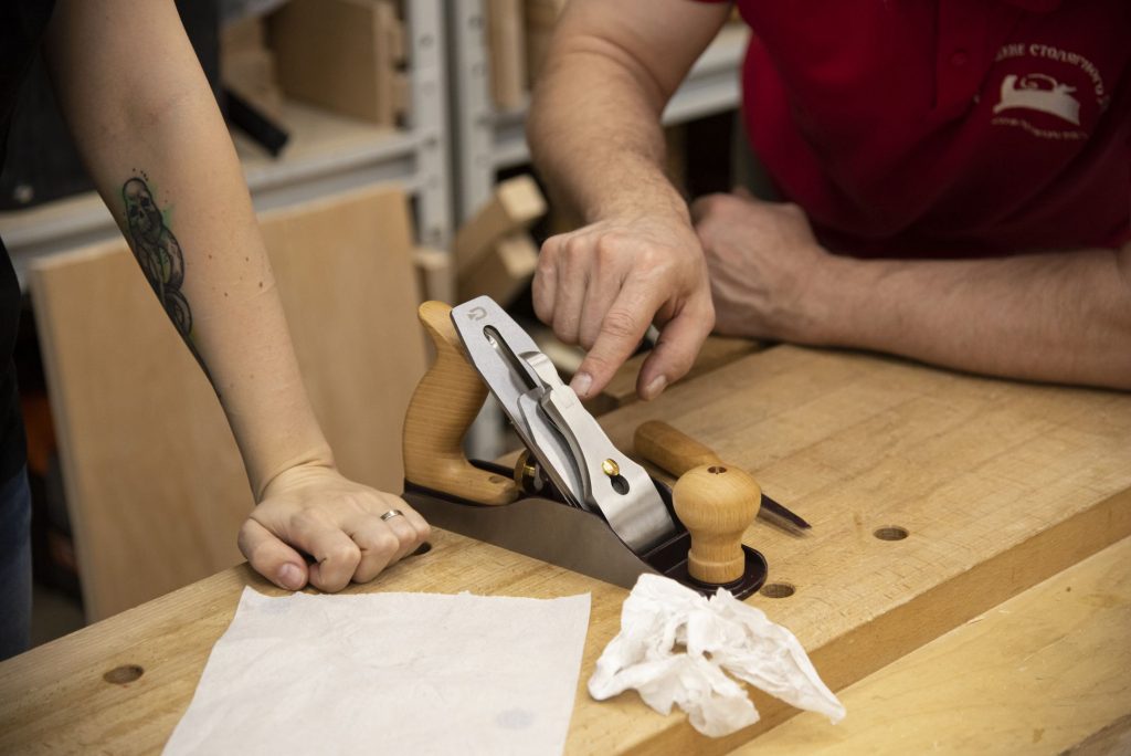 Рубанок в сборе (Практикум столярного мастерства, весна 2020)