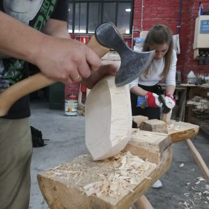 Практикум "Рубленная посуда из дерева"