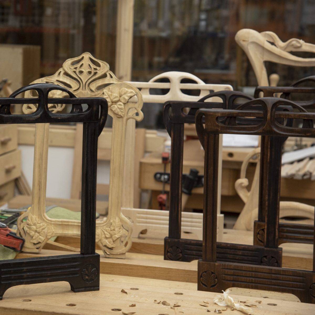 Резные рамки, курс резьбы "Северный Модерн"