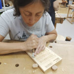 Геометрическая резьба по дереву в школе «Рубанков». Санкт-Петербург