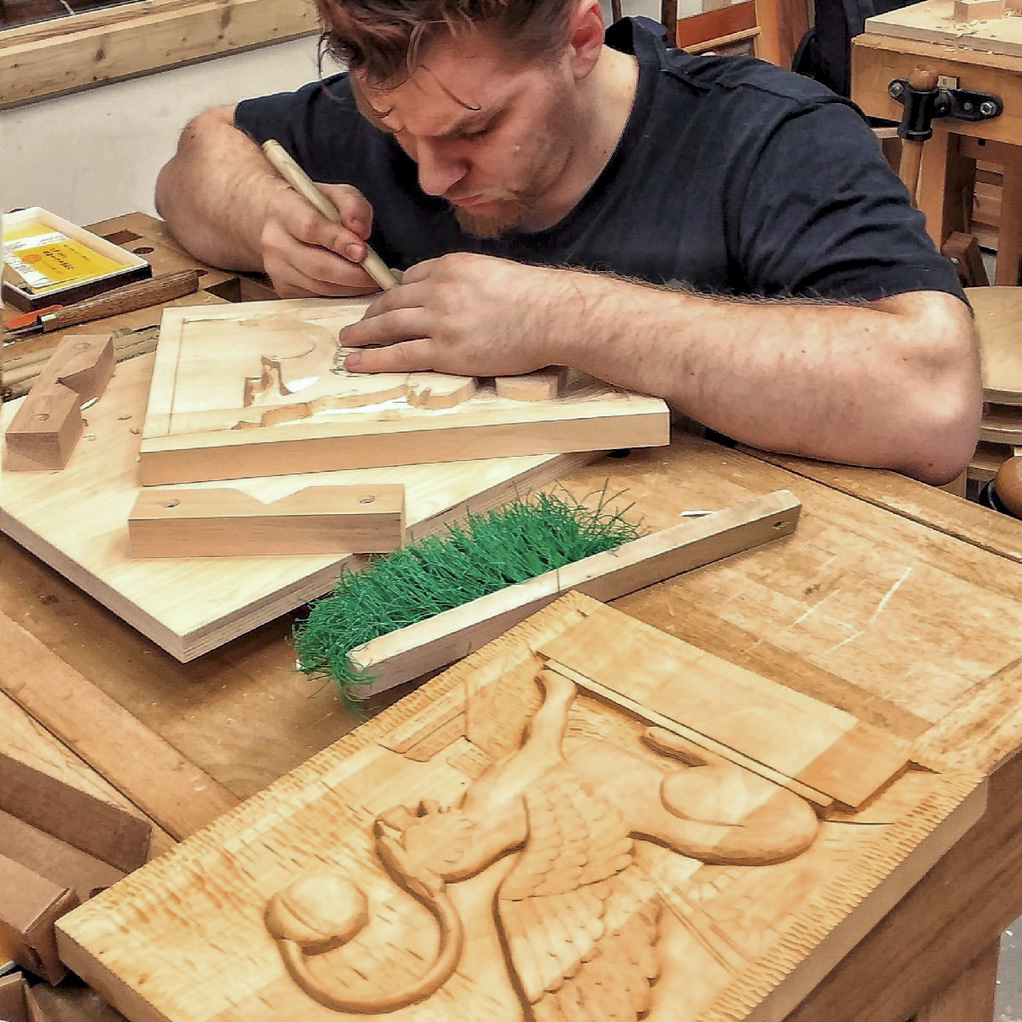 на курсе Художественная резьба по дереву, 2024