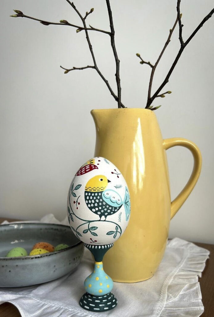 расписное пасхальное яйцо