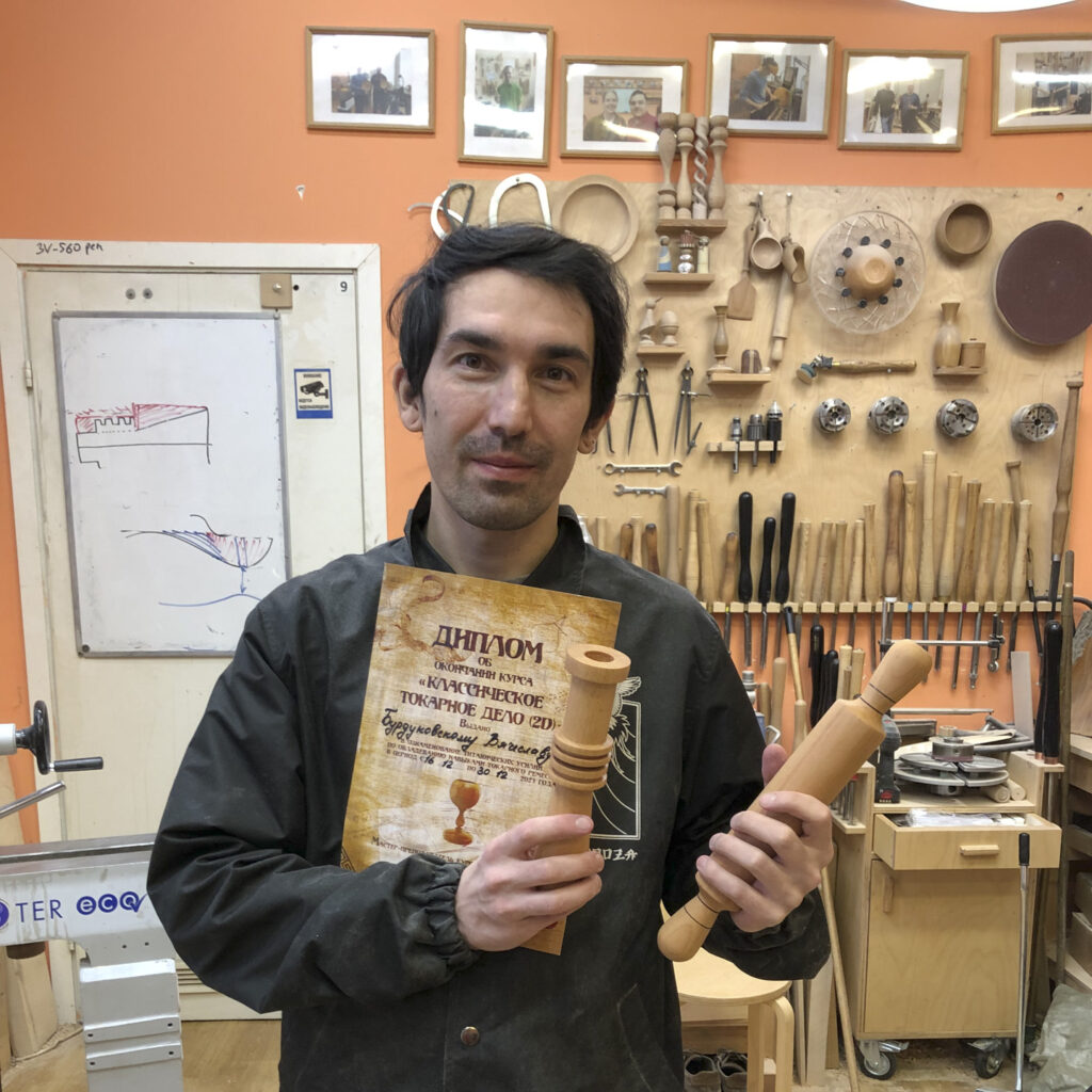 выпускник курса Классическое токарное дело 2D