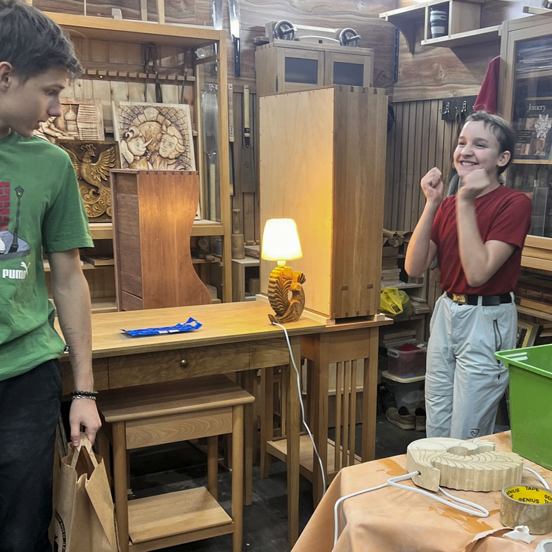 практикум, лампа - "Жар птица"