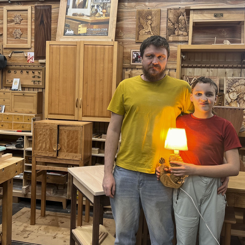 практикум, лампа - "Жар птица"